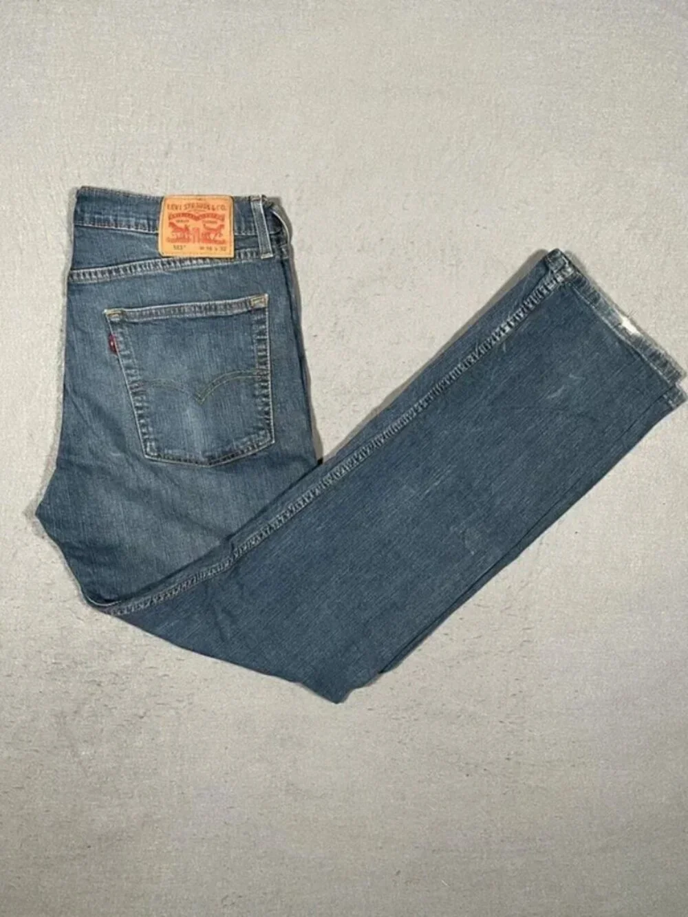 Levi’s 513 Blue Denim Jeans Vintage Straight Mens W36 L31